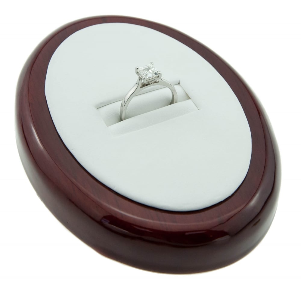 Platinum GIA Certified 1.01ct Diamond Engagement Ring