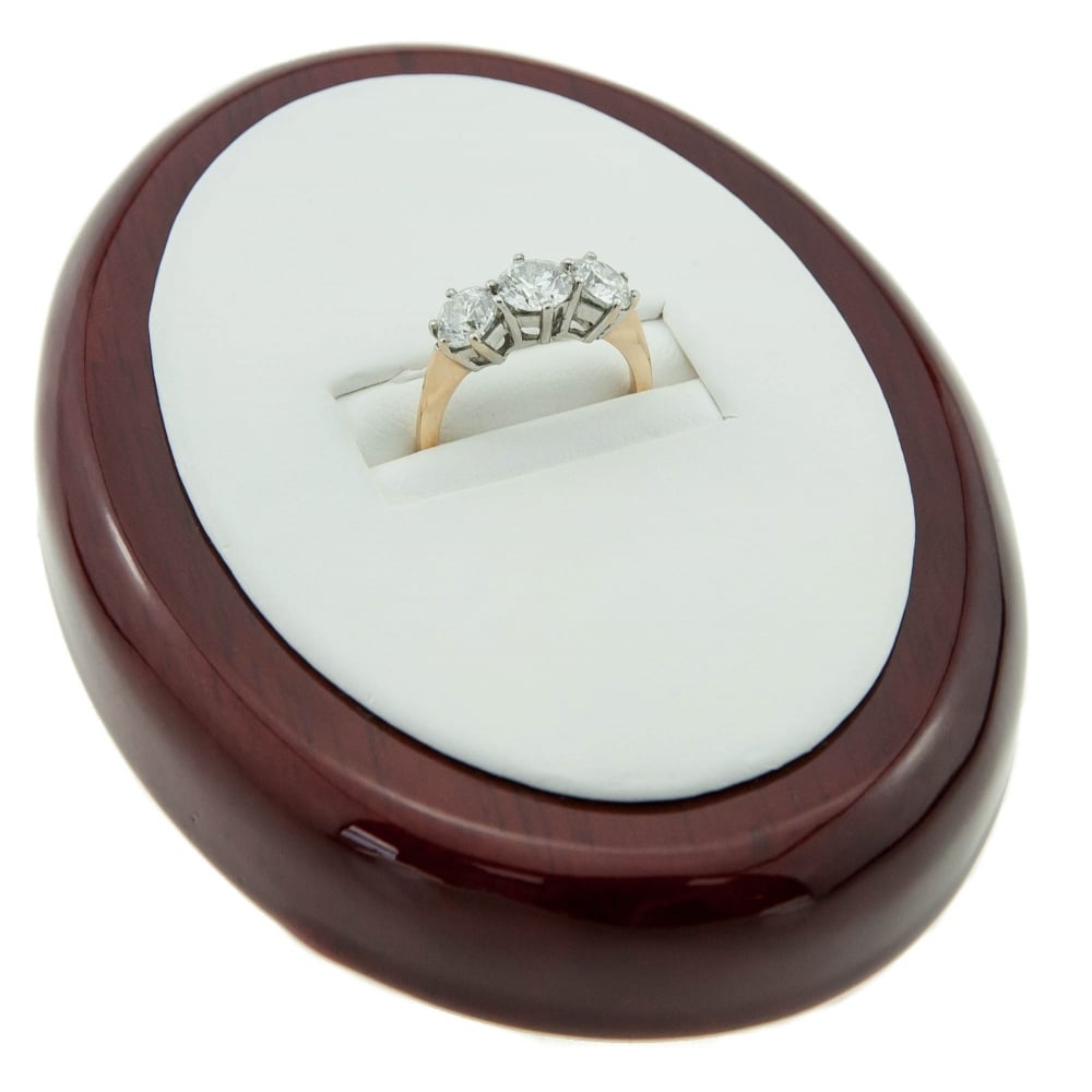 18ct Yellow Gold Three Stone Diamond Ring 2.28ct