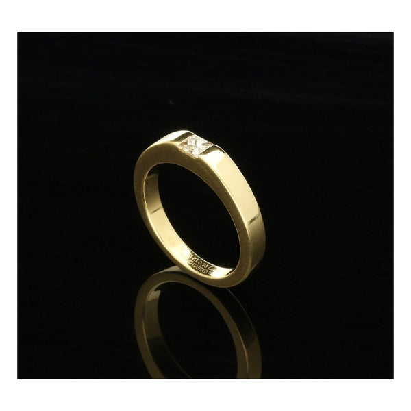 Tank Small Ring - Princess Cut Diamond - 0.25ct