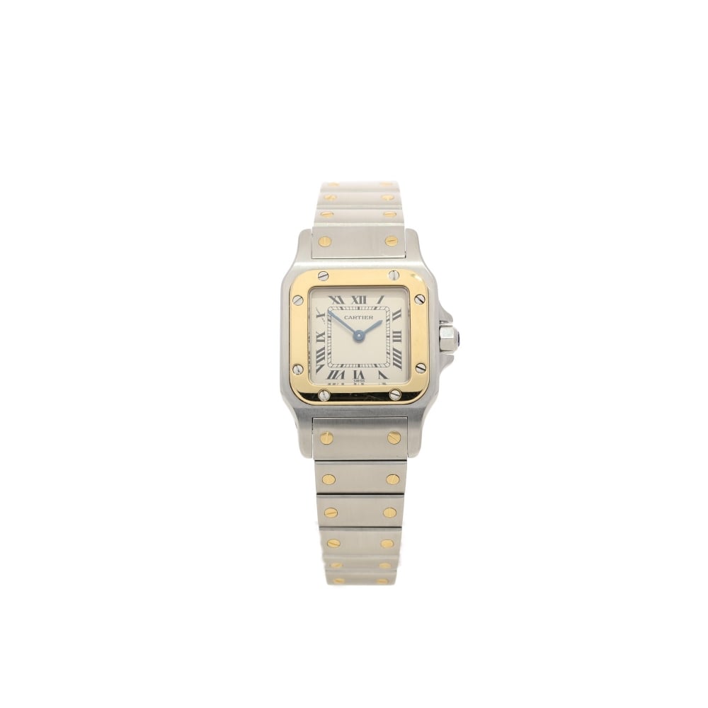 Santos W20012C4 - Steel & Gold Ladies Watch