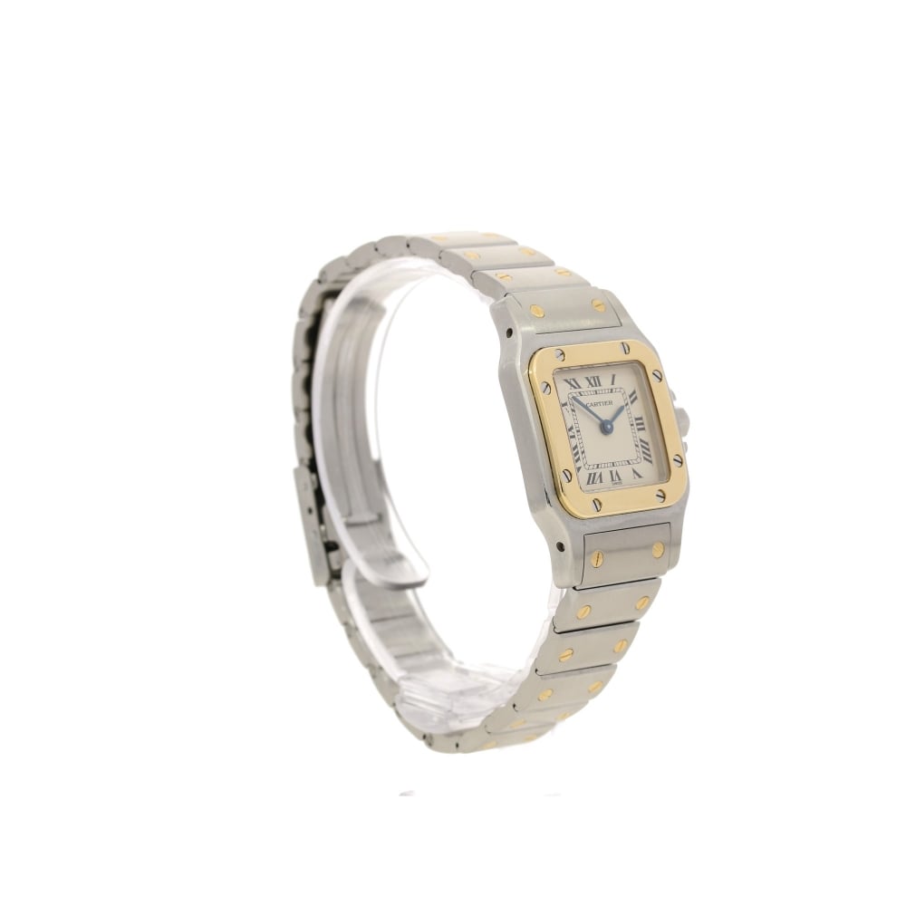 Santos W20012C4 - Steel & Gold Ladies Watch
