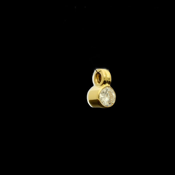 18ct Yellow Gold 0.57ct Diamond Pendant