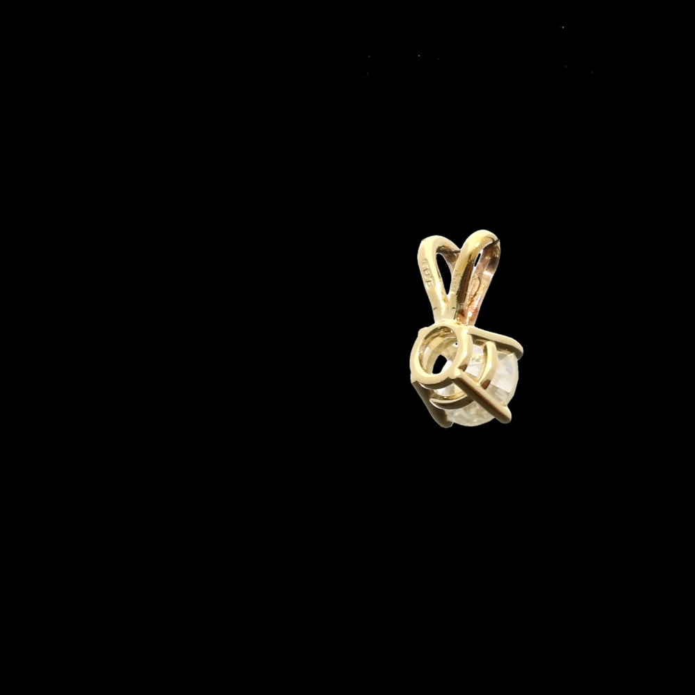 14ct Yellow Gold 1.10ct Diamond Pendant