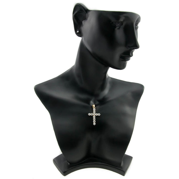 18ct Yellow Gold 1.87ct Diamond Cross