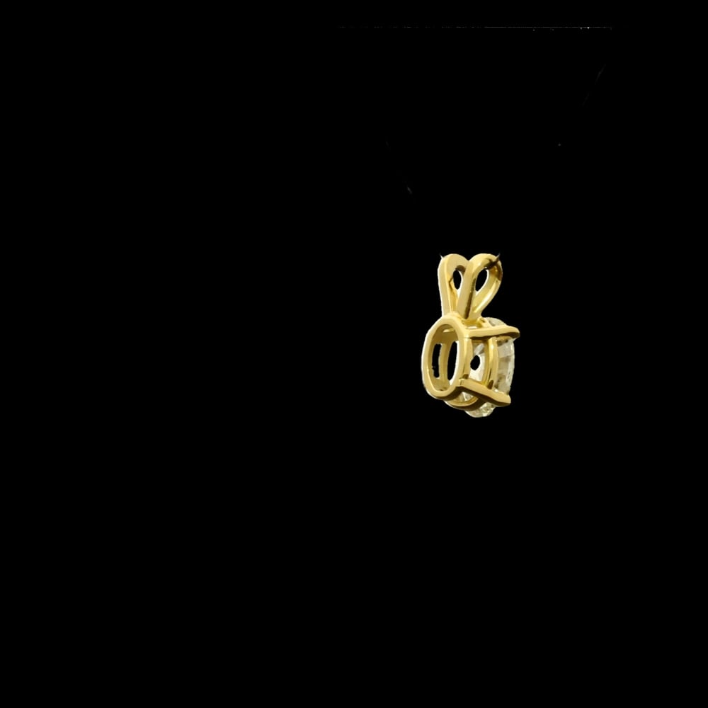 18ct Yellow Gold 0.91ct Diamond Pendant