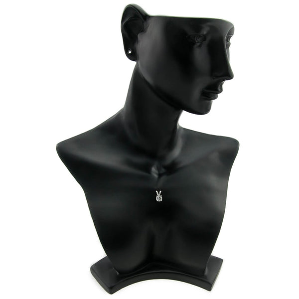 18ct White Gold 0.64ct Diamond Pendant