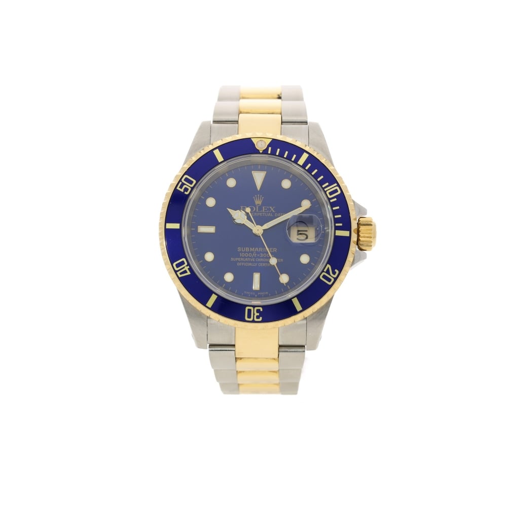 Submariner 16613 - Gents Watch - Blue Bezel & Dial - 2002