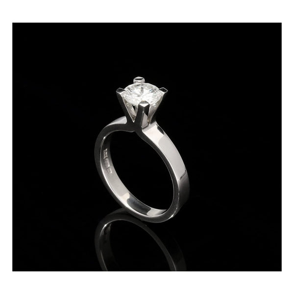 18ct White Gold Diamond Engagement Ring 1.16ct