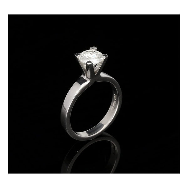 18ct White Gold Diamond Engagement Ring 1.16ct