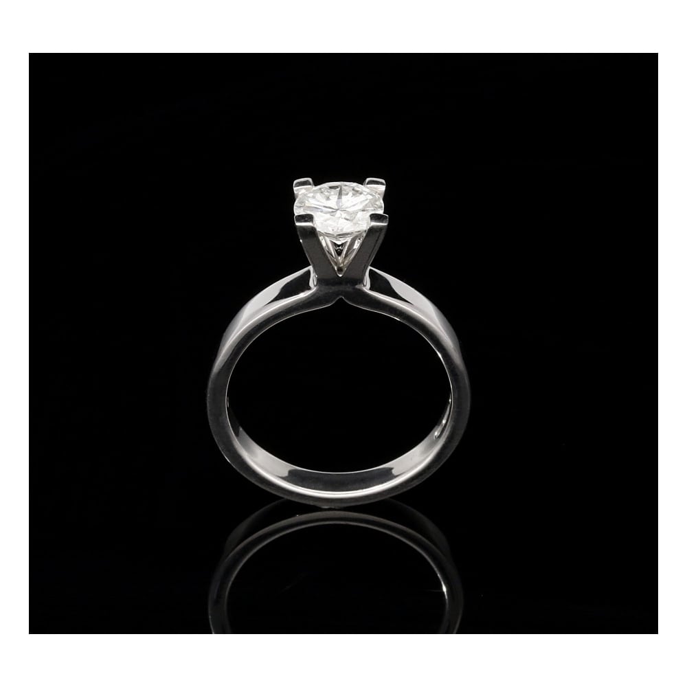 18ct White Gold Diamond Engagement Ring 1.16ct