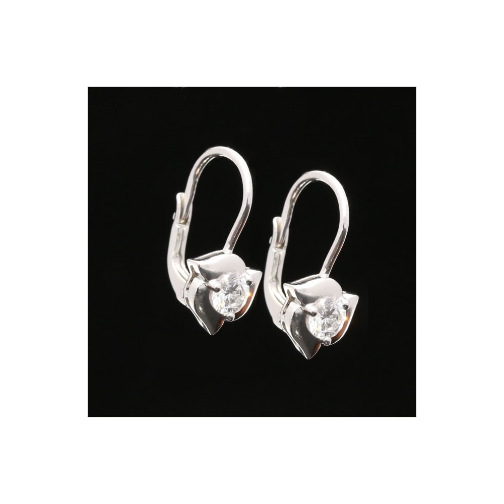 Cartier Platinum 0.75ct Diamond Earrings