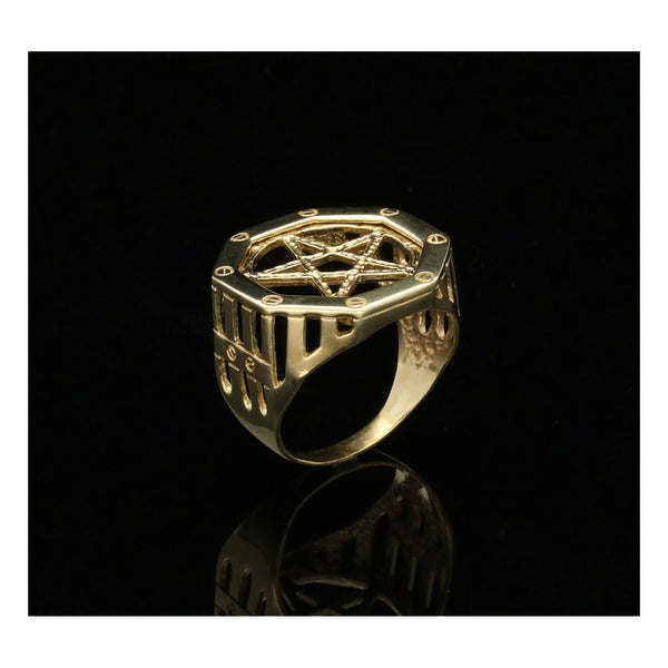 9ct Yellow Gold 5 Pointed Star Ring