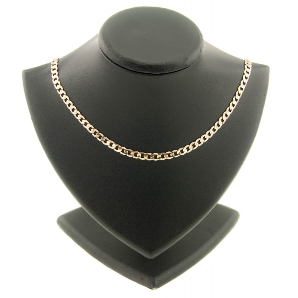 9ct Yellow Gold Gents Curb Chain 17.80g