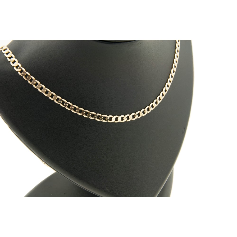 9ct Yellow Gold Gents Curb Chain 17.80g
