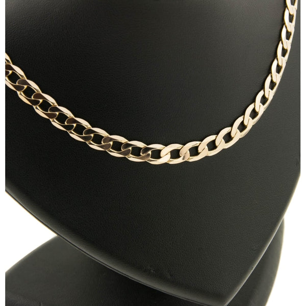 Gents 9ct Yellow Gold 30.70g Heavy Curb Chain 20”