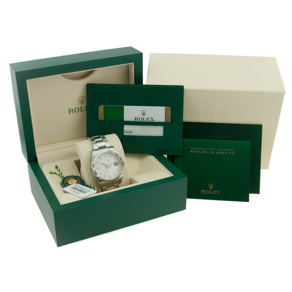 Datejust 116234 - Gents Watch - Diamond Dial - Unworn 2017