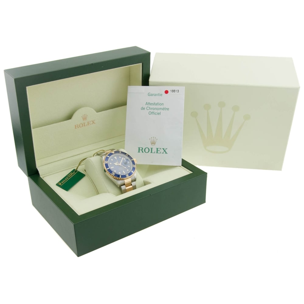 Submariner 16613 - Gents Watch - Blue Dial - 2003