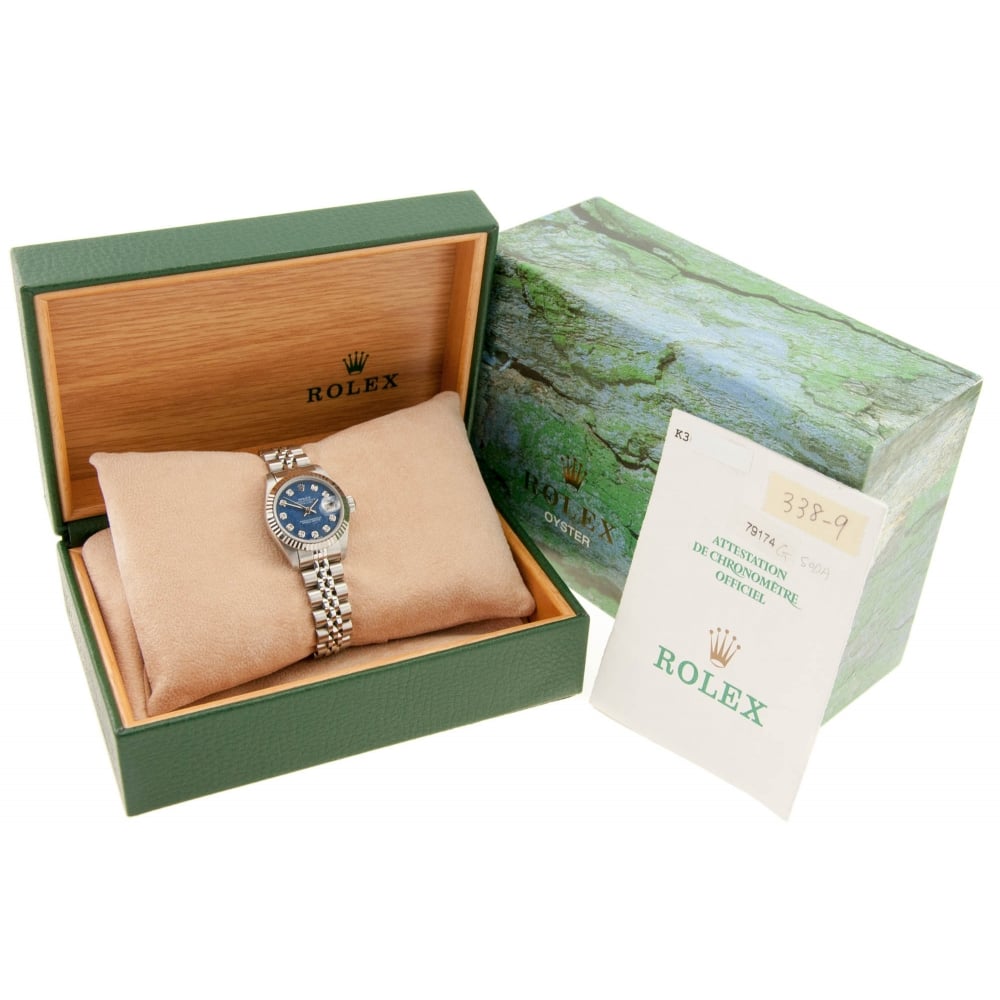 Datejust 79174 - Lady's Watch - Sodalite Diamond Dial - 2002