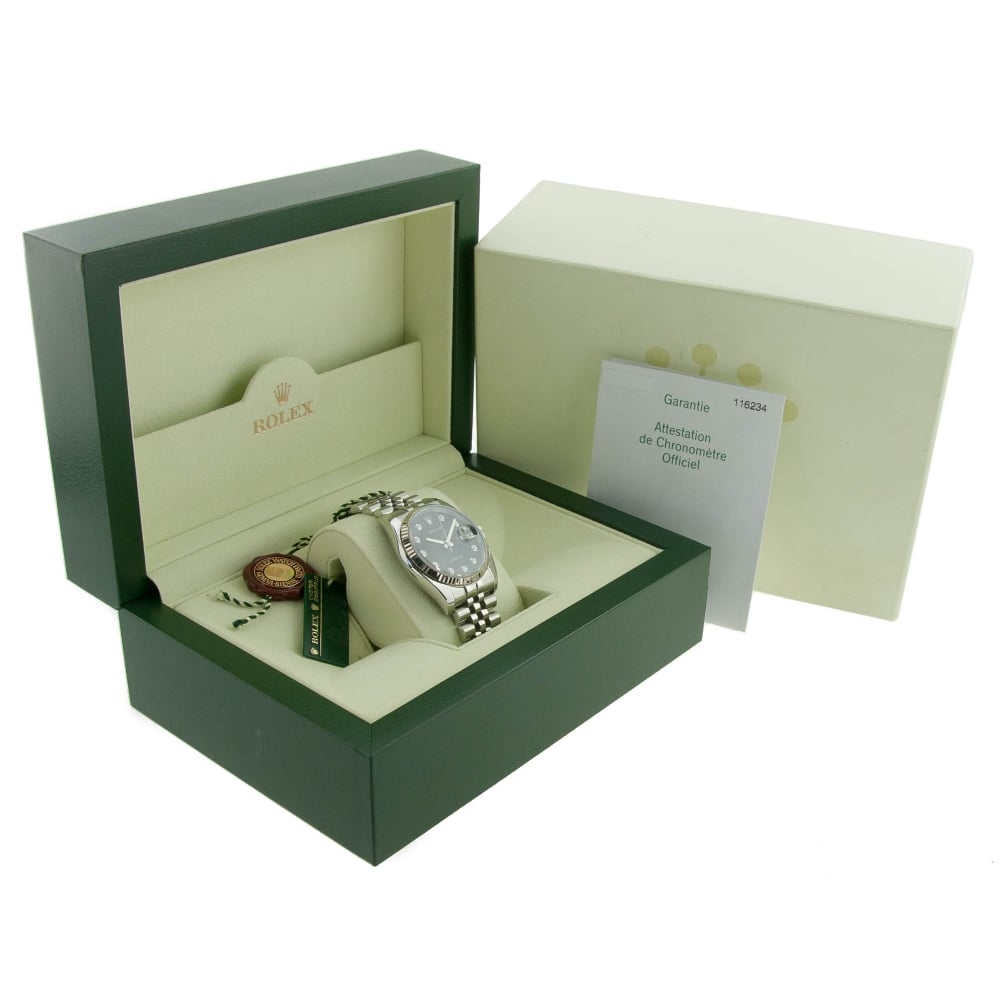 Datejust 116234 -  Gents Watch - Diamond Dial - 2007