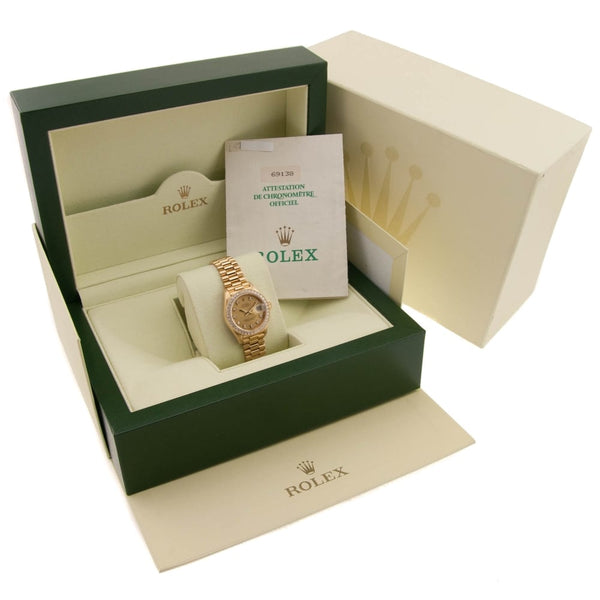 Datejust 69138 -  Lady's Watch - Diamond Bezel & Dial - 1989