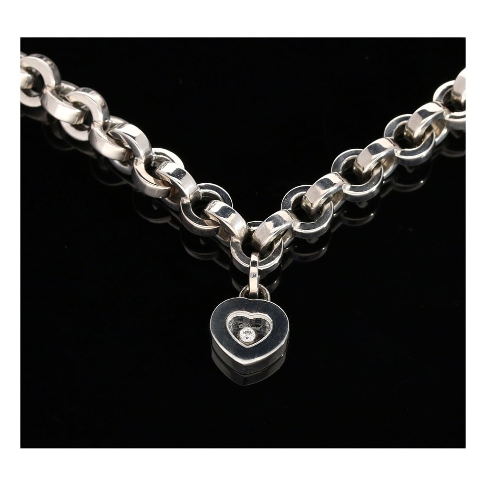 Chopard 18ct White Gold Diamond Bracelet