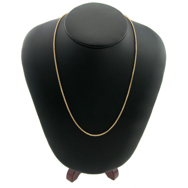 9ct Yellow Gold 24" Spiga Chain 5.4g