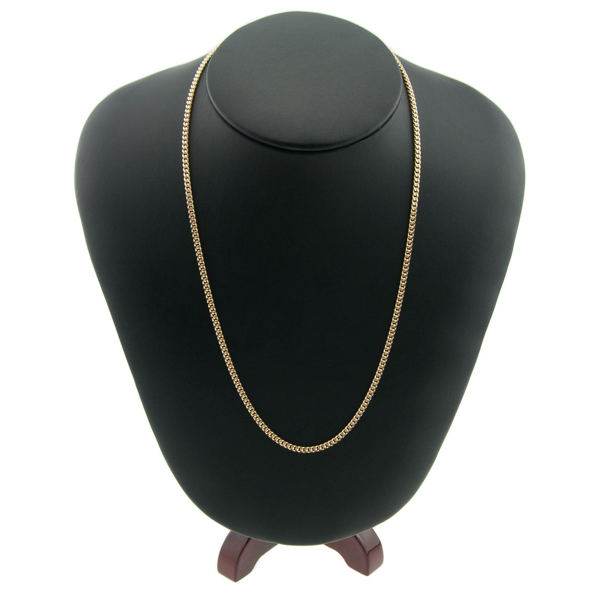 9ct Yellow Gold Curb Chain - 18" - 8.1g