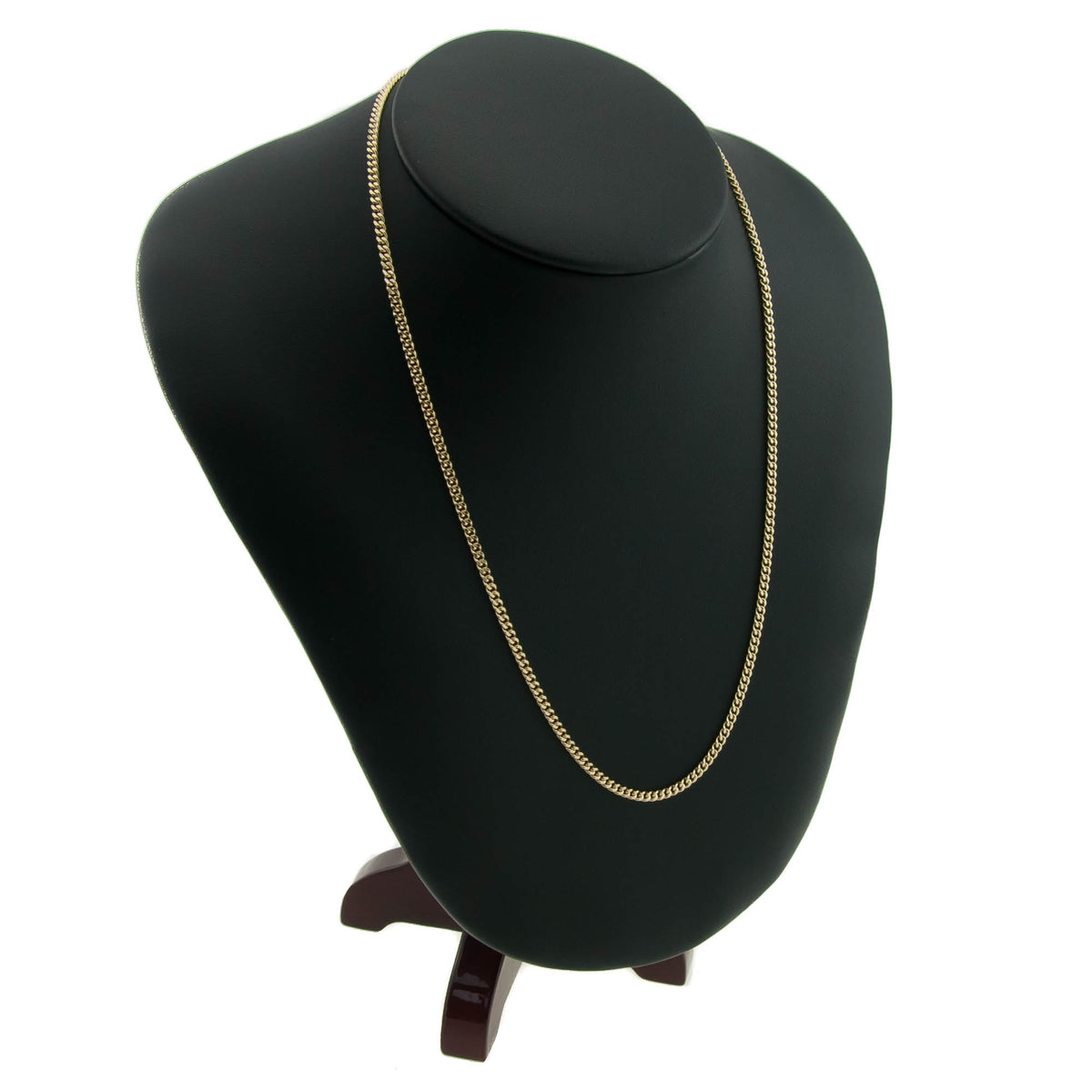 9ct Yellow Gold Curb Chain - 18" - 8.1g