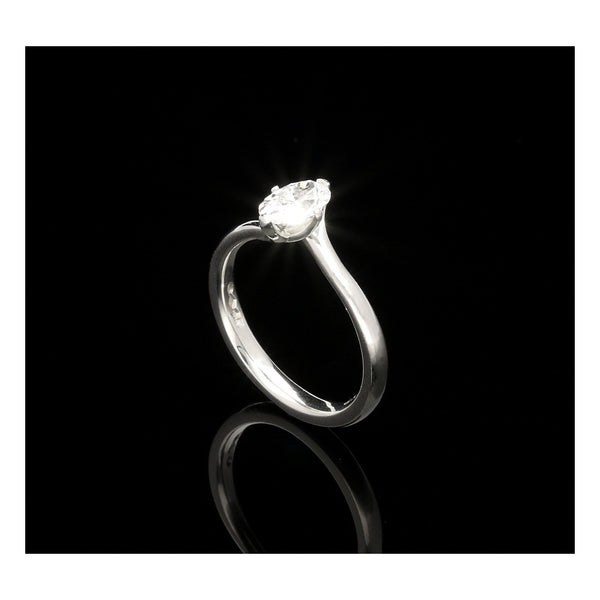 Platinum 0.72ct Diamond Engagement Ring