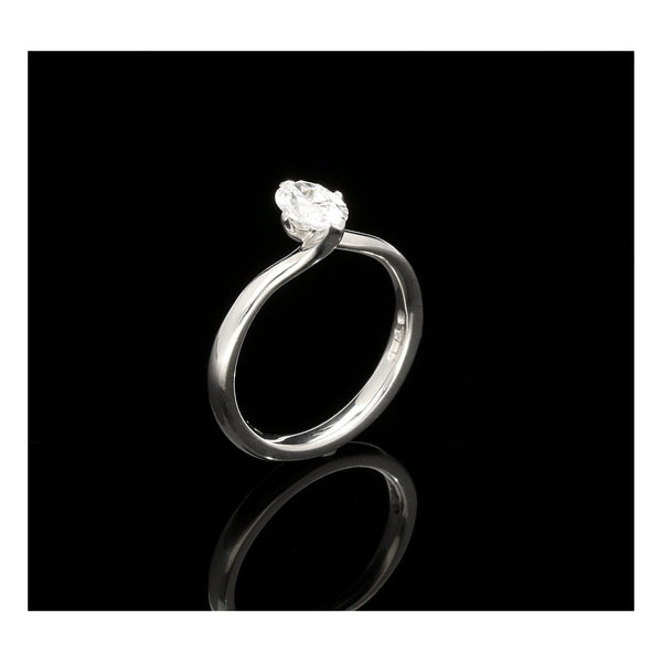 Platinum 0.72ct Diamond Engagement Ring