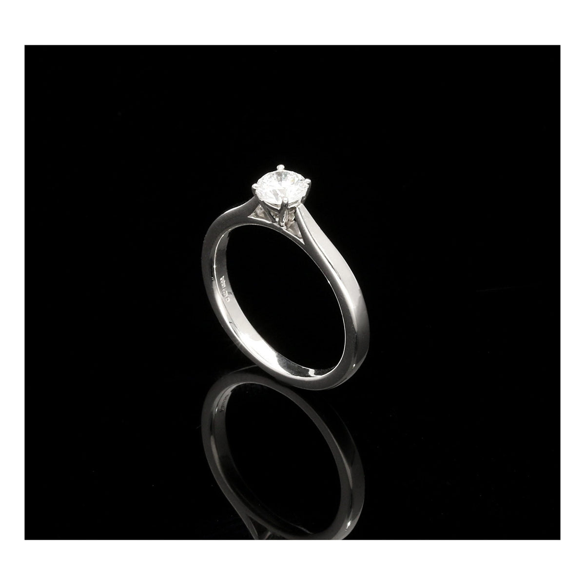 Platinum IGI Certified 0.40ct Diamond Engagement Ring