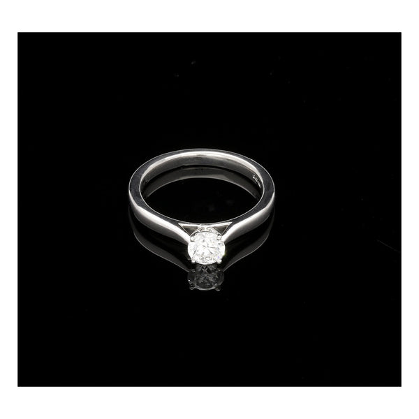 Platinum IGI Certified 0.40ct Diamond Engagement Ring