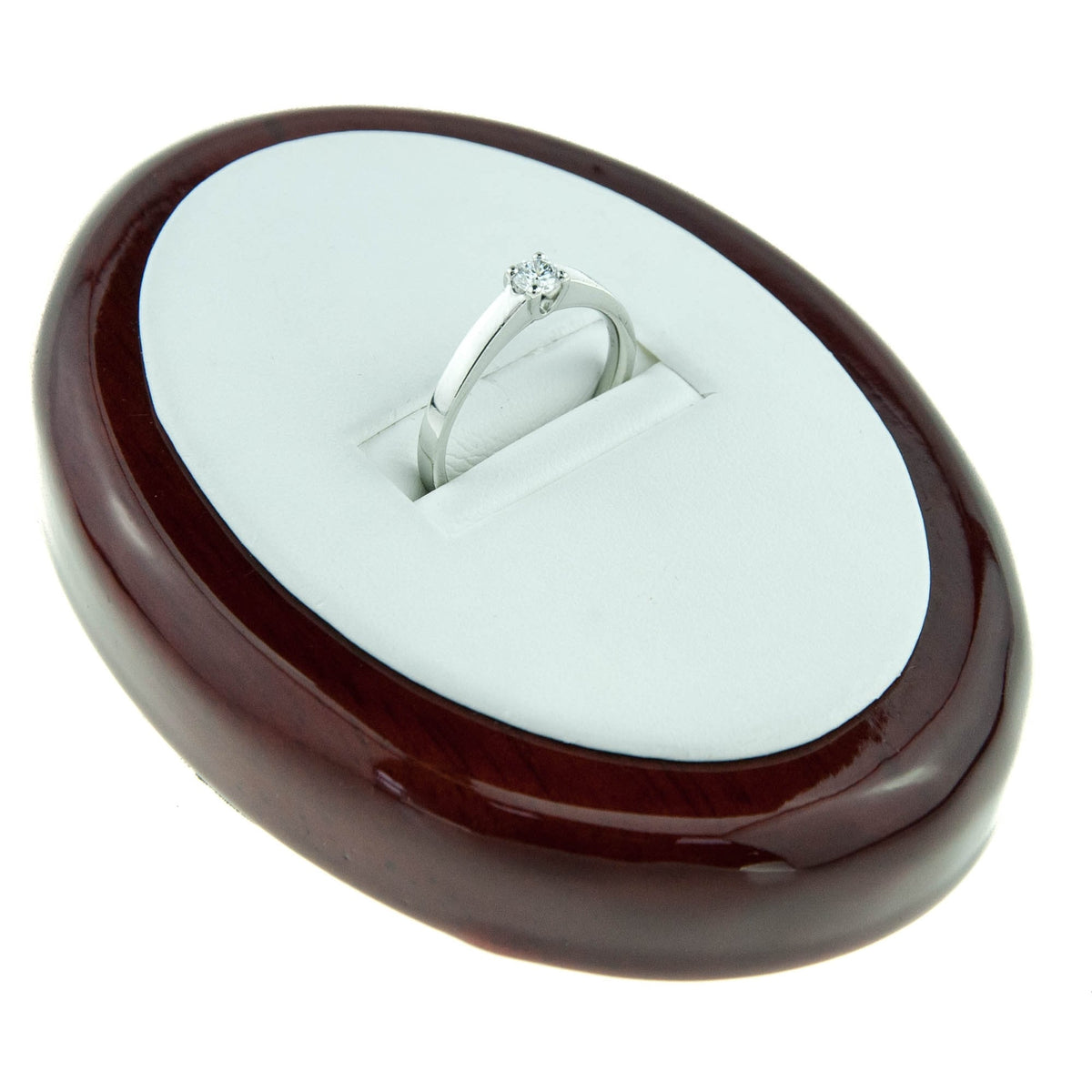 Ladies Platinum Diamond Engagement Ring - 0.27ct