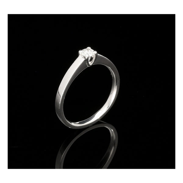 Ladies Platinum Diamond Engagement Ring - 0.27ct