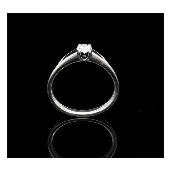 Ladies Platinum Diamond Engagement Ring - 0.27ct