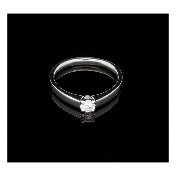 Ladies Platinum Diamond Engagement Ring - 0.27ct