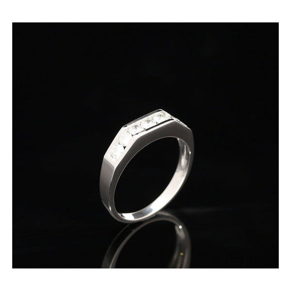 18ct White Gold 0.525ct Half Eternity Ring