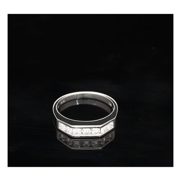 18ct White Gold 0.525ct Half Eternity Ring