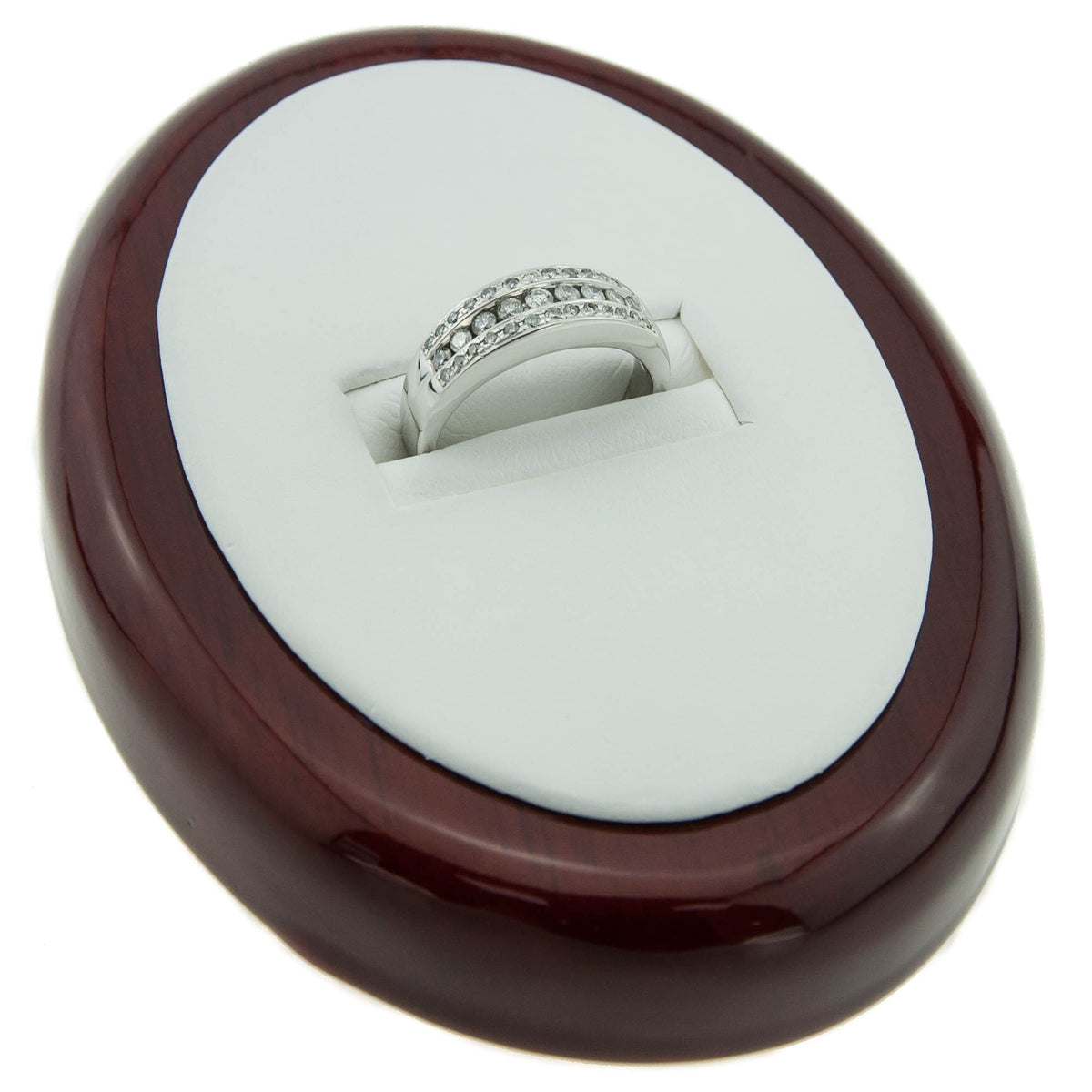 18ct White Gold 0.50ct Fancy Half Eternity Ring