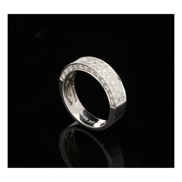 18ct White Gold 0.95ct Diamond Ring