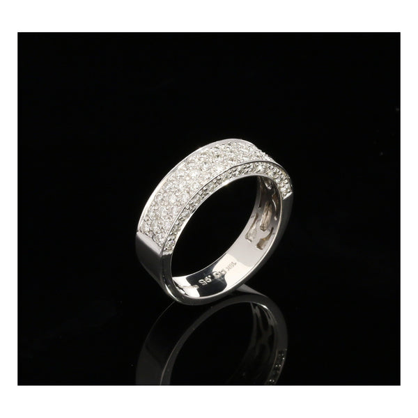 18ct White Gold 0.95ct Diamond Ring
