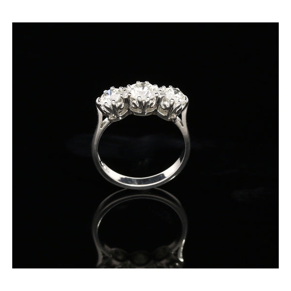 Platinum 1.50ct 3 Stone Ring