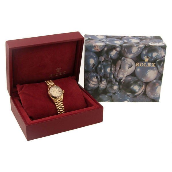 Datejust 69178 - 18ct Gold Lady's Watch - Diamond Dial - 1988