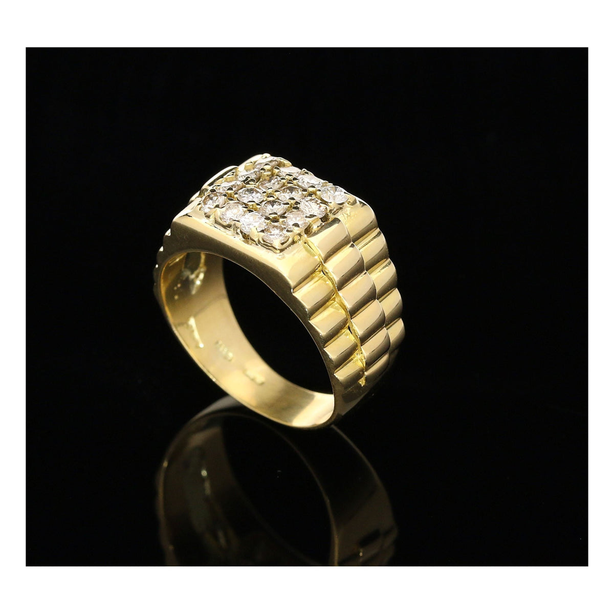 Gent's 14ct Gold 0.75ct Diamond Ring