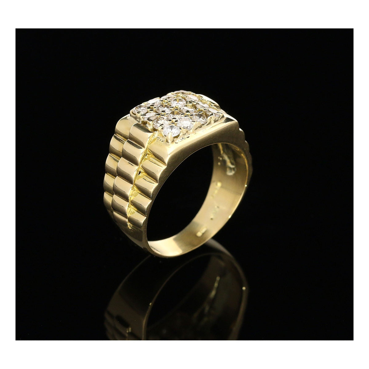 Gent's 14ct Gold 0.75ct Diamond Ring