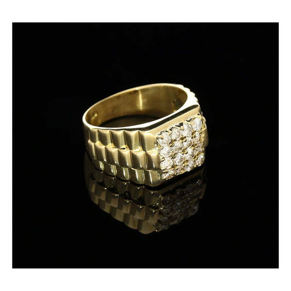 Gent's 14ct Gold 0.75ct Diamond Ring