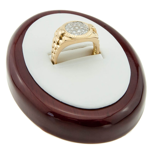 Men's 18ct Gold 1.00ct Diamond Ring - Z+4
