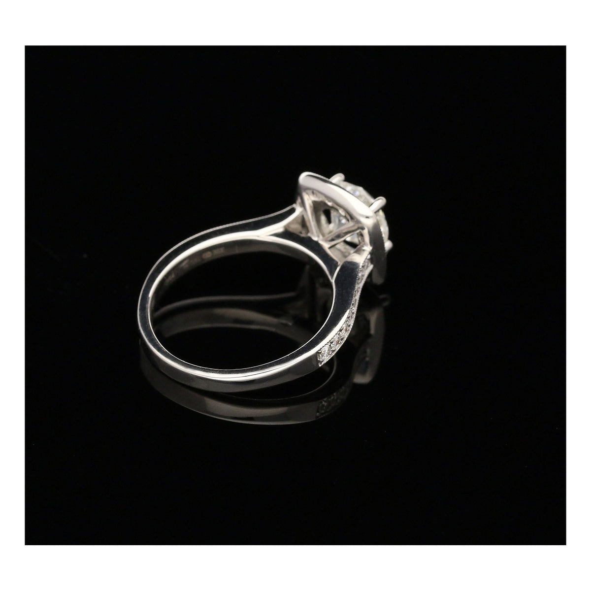 2.06ct Diamond Halo Engagement Ring - 18ct White Gold