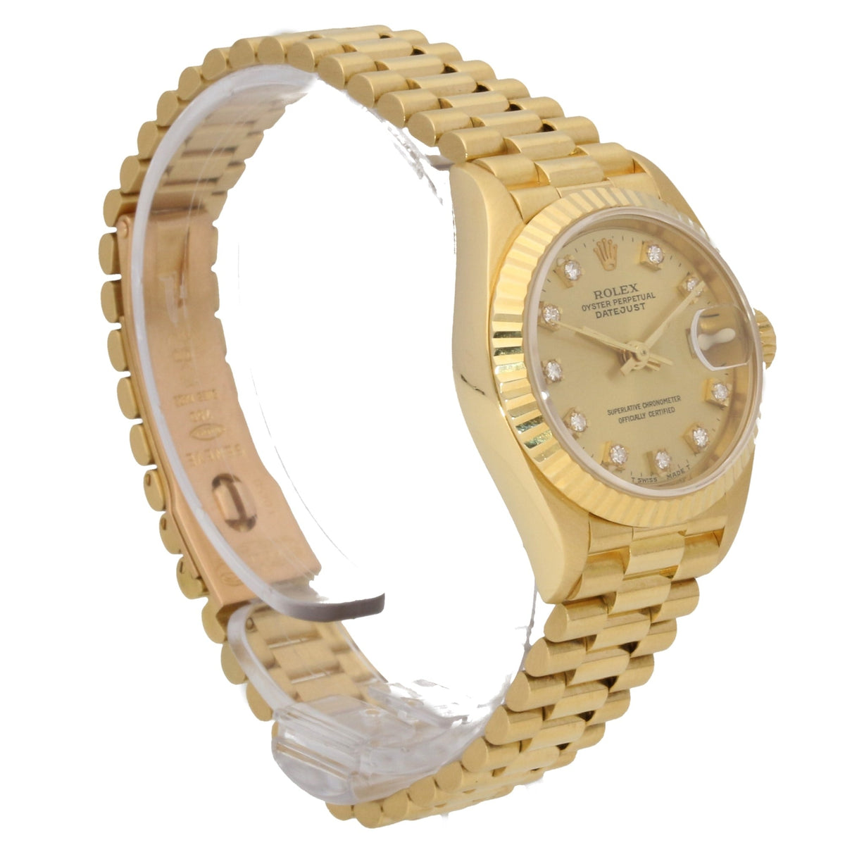 Datejust 69178 - 18ct Gold Lady's Watch - Diamond Dial - 1988