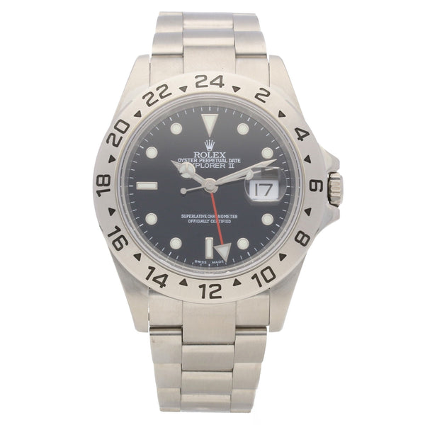 Explorer II 16570 - Gents Watch - Black Dial - 2003